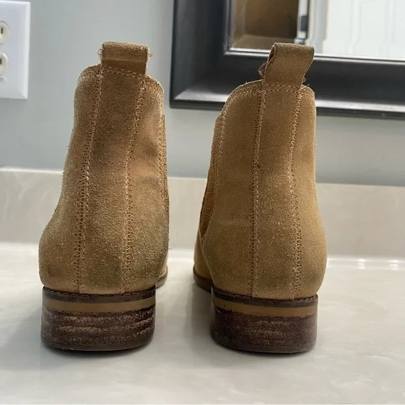 Tan Suede Chelsea Ankle Boots | TOMS 6.5 - Picture 3 of 11